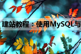 建站教程:使用MySQL与PHP知识打造动态网站
